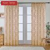 1 pezzo Serie Nuan 10% Oscurante Moda Versatile Tulle Personalizzato Floreale Jacquard Tenda Voile per Cucina Soggiorno Camera da Letto Finestra Decorazione Casa
