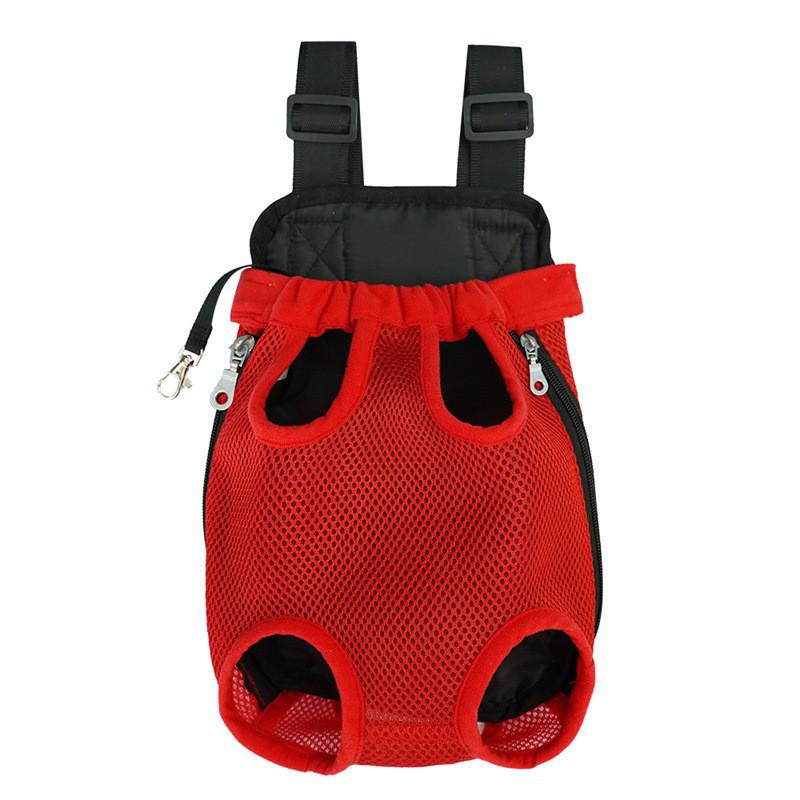 Breathable Mesh Pet Backpack for Cats and Small Dogs S (Back Length 25CM)