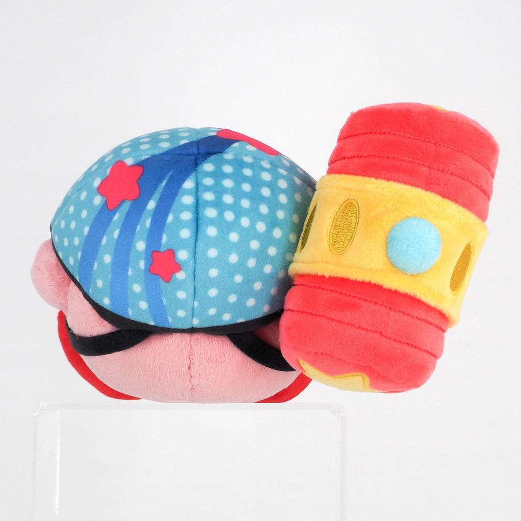 Sanei Boeki Kirby of the Stars Discovery Pico Pico Hammer Kirby (S) W18 x D14 x H11cm Plush Toy
