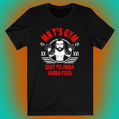 Mr T'S Gym Mr T The A Team Logo Black Unisex T-Shirt