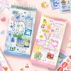 20Sheets Cartoon PET Sticker Book DIY Diary Decoration INS Hand Account Stickers Scrapbooking Kawaii Stationery School Supply