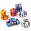 Children'S Toys New Strange Camouflage Infinite Rubik'S Cube, Decompression Infinite Folding Rubik'S Cube Fingertip Rubik'S Cube Production