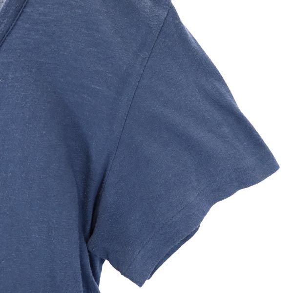 Y's Made In Japan Short Sleeve Asymmetry T-shirt 2 Navy System Men's Used