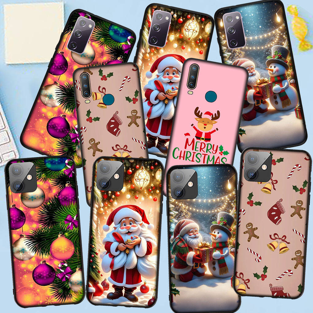 Case for iPhone 17 16 15 Xiaomi Poco F8 F7 X7 X6 M8 C85 C75 C71 Redmi Note 14 13 12 11 Pro Max A3 A4 14C 13C 15C Decoration Merry Christmas Deer Cover