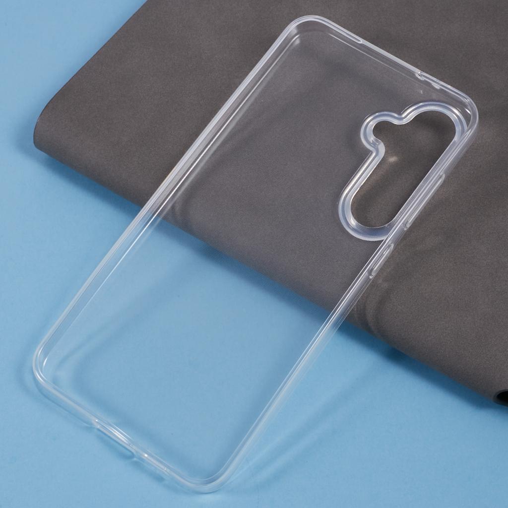 For Samsung Galaxy S24 FE Clear Case Large Lens Cutout Ultra Thin TPU Back Phone Cover