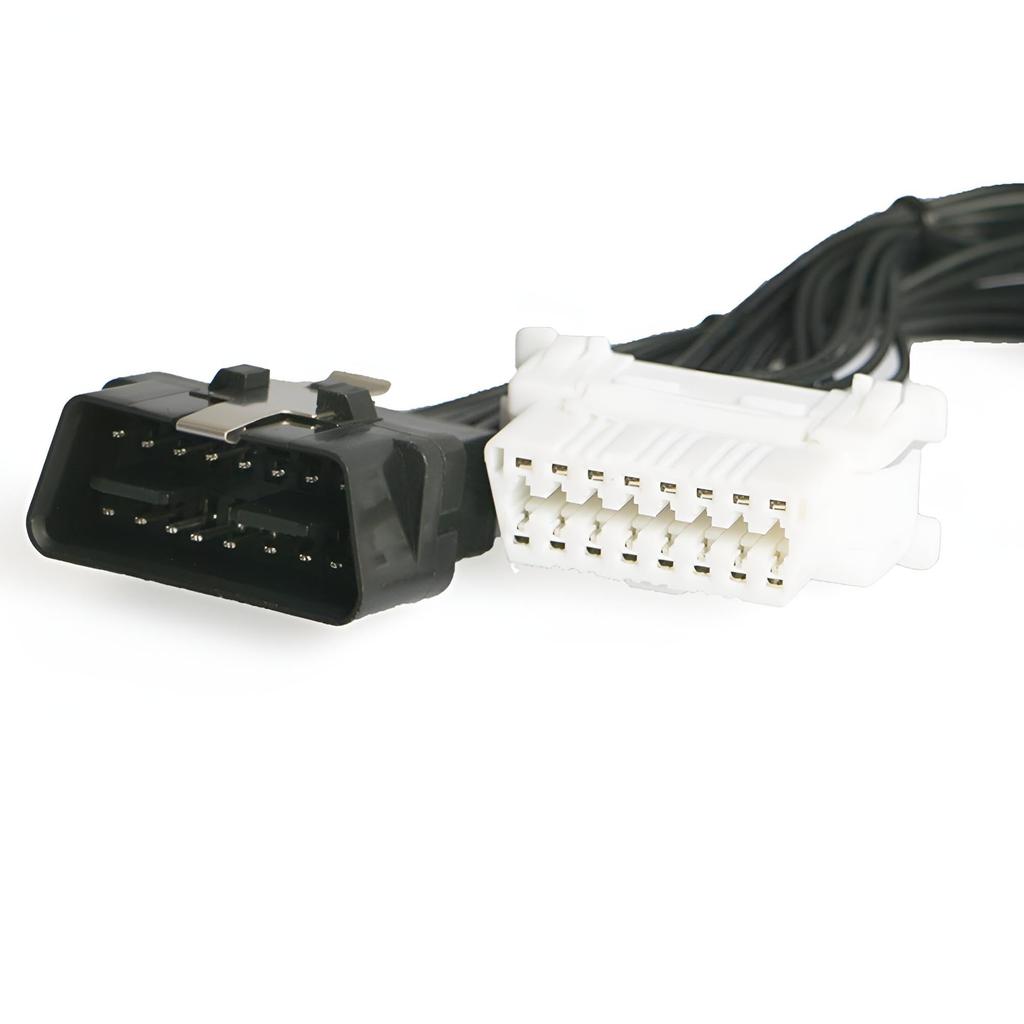 MIMIA OBD2 16-Pin Branch Connection Harness for Radar, 2-Port Dashcams, and Security