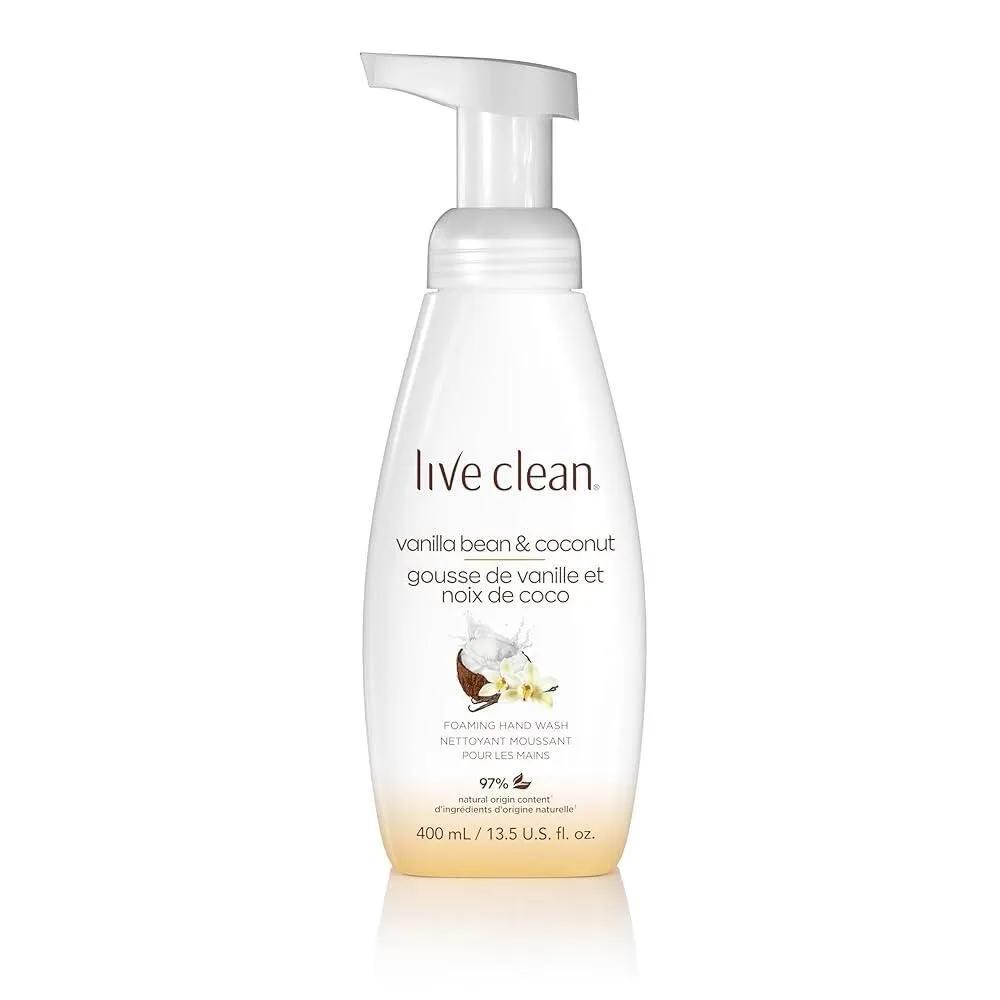 Live Clean Vanilla Bean Coconut Foaming Hand Wash 400ml