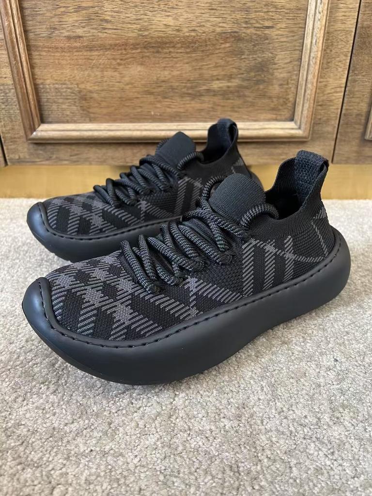 Neue Schuhe für Herren Strick Casual Socken Schuhe Frühling Leicht Flach Freizeit Plateau Schuhe Jugend Slip-on Loafer