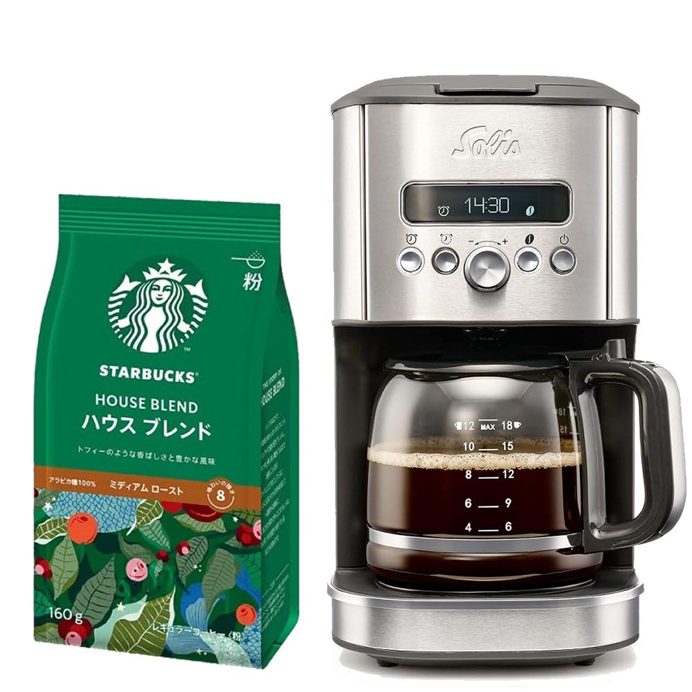 

Кофеварка Solis Silver Aroma Brewer SK1021, набор с молотым кофе