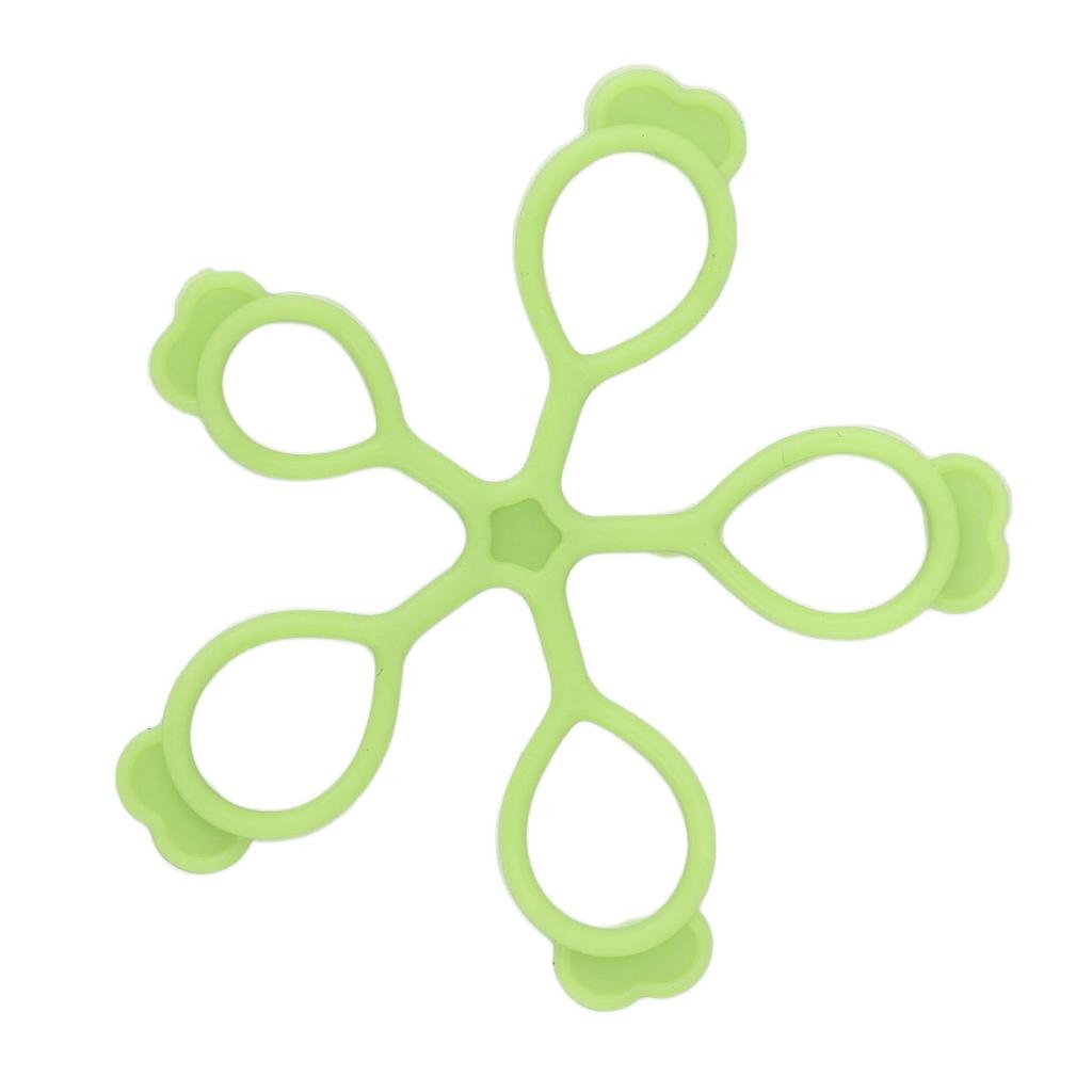 Silicone Finger Stretcher Flower Shape Springback Decompression Hand Grip Strengthener for Office Outdoors