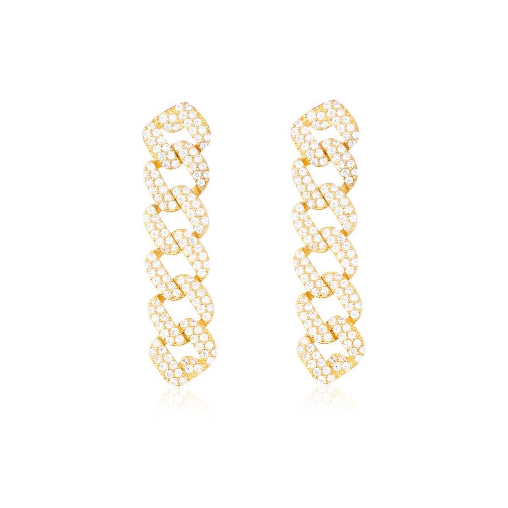 Orecchini Pendenti A Rosa In Argento Sterling 925 SLUYNZ - Fiore Bianco Con Pietre CZ, Ipoallergenici, Per Donne E Ragazze