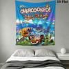 Overcooked Wall Hanging Printed Fabric Blanket Decorative Tapestries for Bedroom Living Room Home Decor