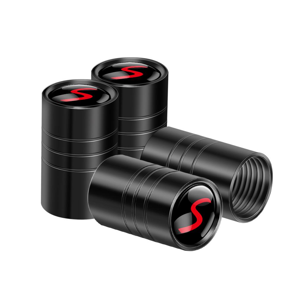 4Pcs Metal Car Wheel Tire Valve Air Stem Cap Cover For MINI WORKS One Cooper JCW R60 R59 R58 R57 R56 R55 R53 R52 S Accessories