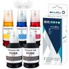 LCL Compatible Ink Bottles for Canon 2BK Compatible G1330 GI-31, GI-31PGBK, GI-31BK, GI-31C, GI-31M, GI-31Y (5-Pack Pigment, 135ML, C/M/Y Dye, 70ML)