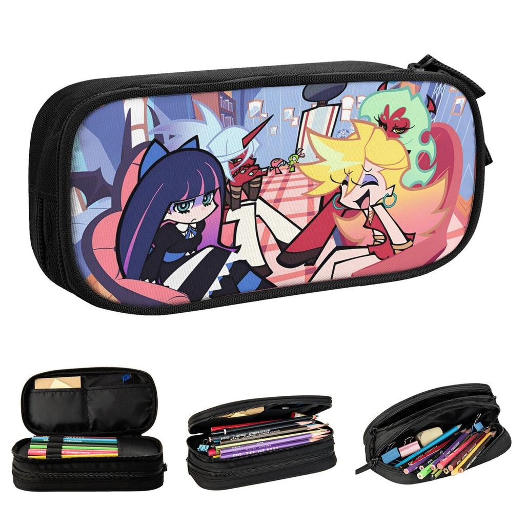 Fun Panty Stocking With Garterbelt Pencil Cases Cartoon Pencilcases Pen for Student Big Capacity Bag School Supplies Stationery