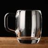 Handmade Natural White Crystal Mug with Handle