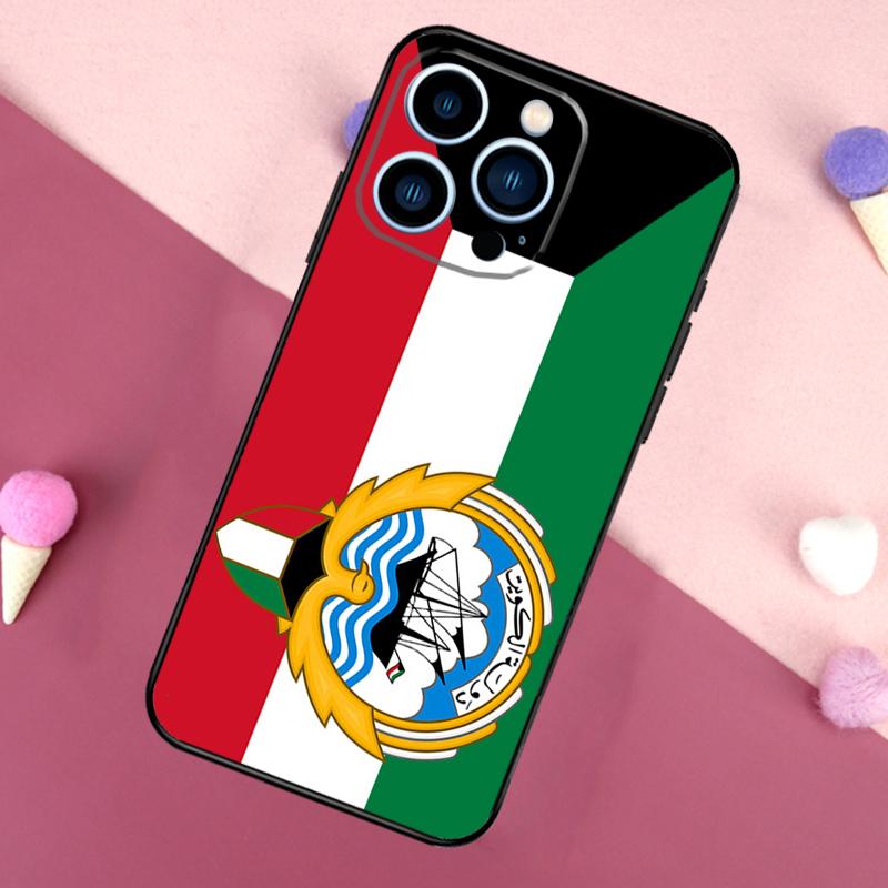 

Kuwait Flag Case For iPhone 16e 16 15 Pro Max 11 12 13 Mini 14 15 Pro Max 15 Plus XR Phone Back Cover iPhone 14Pro MAX