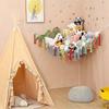 188x145x145cm, Toy Storage Hammock for Stuffed Animals, Stores Up to 80 Stuffies, XL Toy Hammock for Teddy Bears, Macrame Wall Hanging Organizer for K
