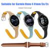 Pulseira de Couro Loop Garmin Venu 4 41mm/2S 3S Pulseira Macia Pulseira de Reposição Correa para Forerunner 265S/255S