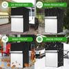 Outdoor Use Upright Freezer Cover Water Resistant Oxford Fabric Protectors Fits 56x58x86cm Compacts Refrigerators Dustproof