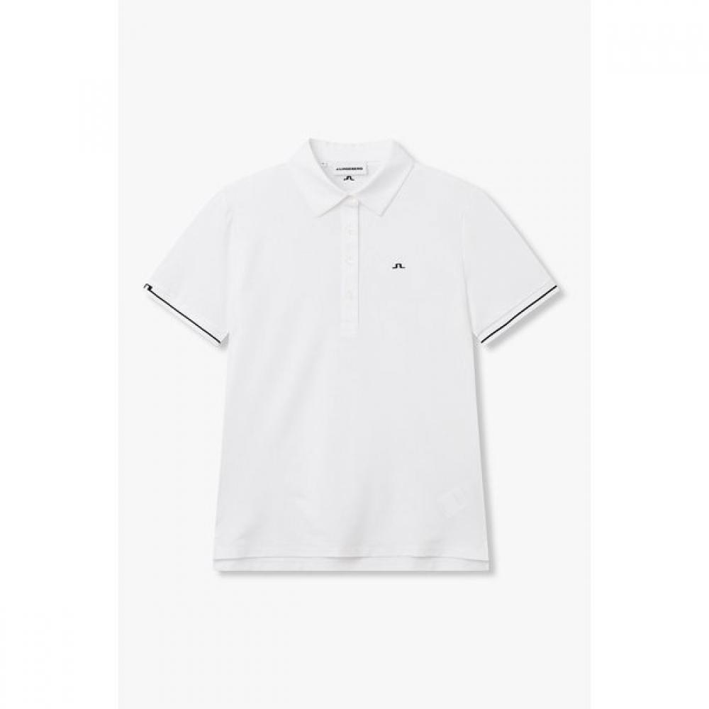 

J.lindeberg Women S SaSha Polo Shirt 26 S S 1546126925 white/L