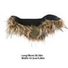 Trendy Adjustable Belt Autumn Winter Versatile PU Leather Waist Band for Women with Unique Metal Buckle Furry Decors
