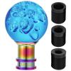 Ledmomo Crystal Foam Shift Knob with 3 Adapters for M8 M10 M12 Universal Truck Auto Car