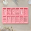 Set di 12 stampi in silicone per cioccolato per dolci, decorazioni per torte, biscotti, gelatine, budini Fai da te Antiaderente Riutilizzabile