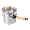 With Lid Mini Steamer Stainless Steel Saucepan Milk Pot Stainless Steel Pot  Gas Induction Cooker