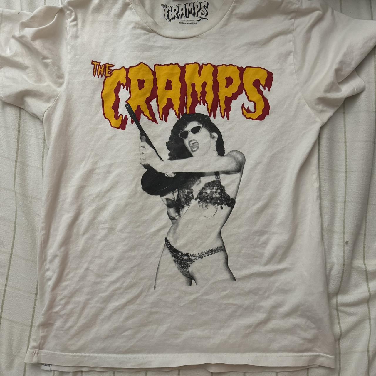 Hysteric Glamour The Cramps band White Short sleeve T shirt NH17526 XXL