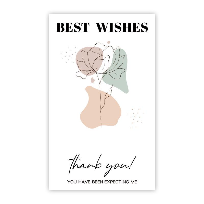 50-pack Airplane-Themed Thank You Box Sealing Stickers for Packaging and Decoration