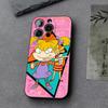 R-Rugrat Chuckie A-Angelica Phone Case Funda For Iphone 13 17 16 11 15ProMax 14 12 Pro Xs Max Mini Xr X 7 8 6 6s Plus Covers