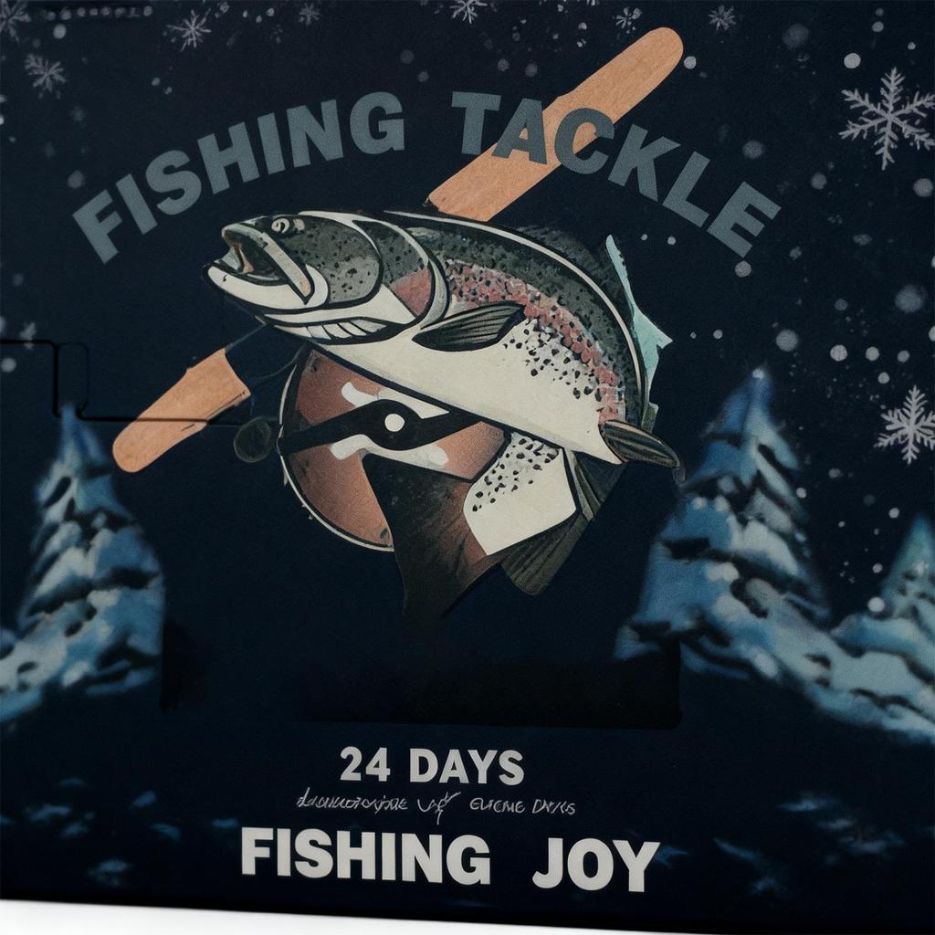 Christmas Count Down Calendar 24 Day Freshwater Saltwater Advent Countdown Calendar With Fish Lures For Lake Stream River Pond