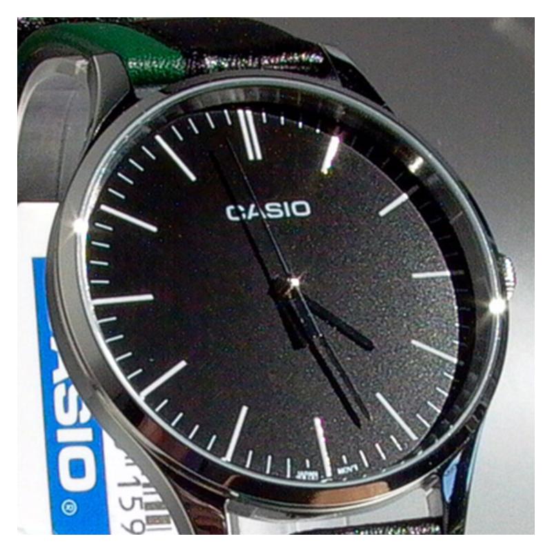 Casio Collection 30 Meters Waterproof Quartz Movement Leather Strap Japanese and Korean Watch Women's Watch Black Dial MTP-E133L-1EEF