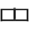 Vidaxl Nogi Do Stolika Kawowego, 2 Pcs., Czarne, 70X25X(30-31)Cm, Stal
