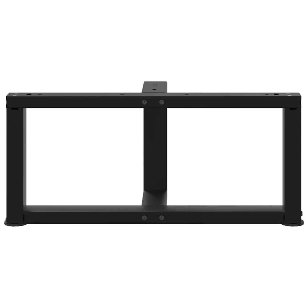 Vidaxl Nogi Do Stolika Kawowego, 2 Pcs., Czarne, 70X25X(30-31)Cm, Stal