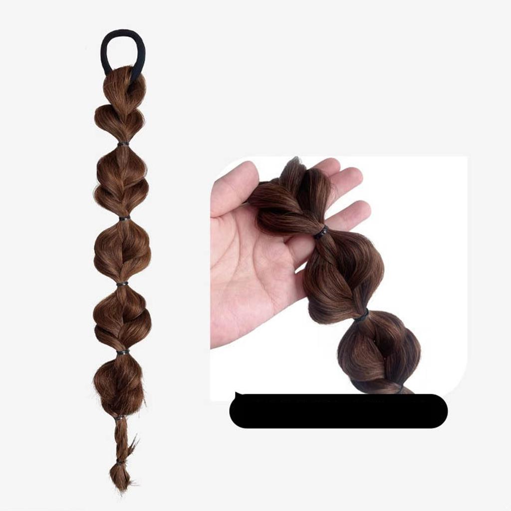 1 pár Copánky z bublinek Paruka Čelenka Syntetické Vlasové Příčesky pro Ženy DIY Stylingové Doplňky