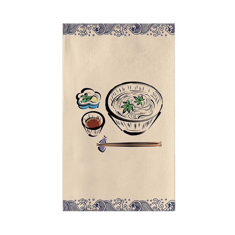 Japanese Sushi Restaurant Signboard Tea Room Kitchen Partition Door Head Curtain Flag Curtain Window Ramen Izakaya Short Curtain