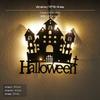 10lightemitting Diode Halloween Pumpkin Light, Acrylic Hanging Decor, Party Prop Castle 19*18.14cm