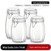 HANDUNYOU Glass Airtight Food Storage Jar Set