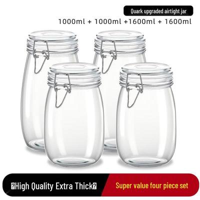 HANDUNYOU Glas luftdichtes Lebensmittelaufbewahrungsglas Set