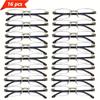 16 Pièces Lunettes de Lecture Légères Sans Monture avec Blocage de la Lumière Bleue pour Hommes et Femmes Monture Rectangulaire +1.0 À +4.0