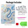 Dragon Pearl Kit 5D DIY Round Rhinestone Art Craft for Adults Home Wall Decoration Beginner Friendly Frameless Design