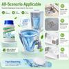 Drain Cleaner Solid Granules 268g Fast Acting Formula for Hair and Grease Clog Removal and Pipe Unclogging Safe for Household Plumbing