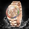OLEVS Brand Watch Multi Functional Waterproof Luminous Three Eye Quartz Men's Watch 2939