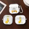 Case For Samsung Galaxy Buds 3 FE 3Pro Live 2 4 Pro 2Pro 4Pro Clear Earphone Cases Cover With Hook The Simpsons Funny