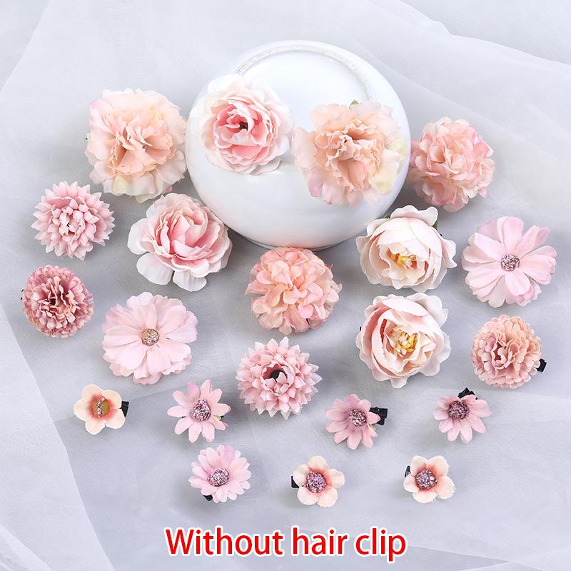 

21Pcs Mixed Artificial Flowers Silk Rose Fake Flowers for Home Room Wedding Decoration Diy Craft Garland Bouquet Accessories New