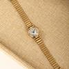 Gold Stainless Steel Strap Casual Fashion Simple Roman Scale Quartz Women's Watch