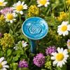 Mini Bee Watering Station Stake, Outside Pollinator Butterfly Bee Feeder Cup, Weather-proof Bee Waterer Bath Bowl for Outdoor Garden Courtyard