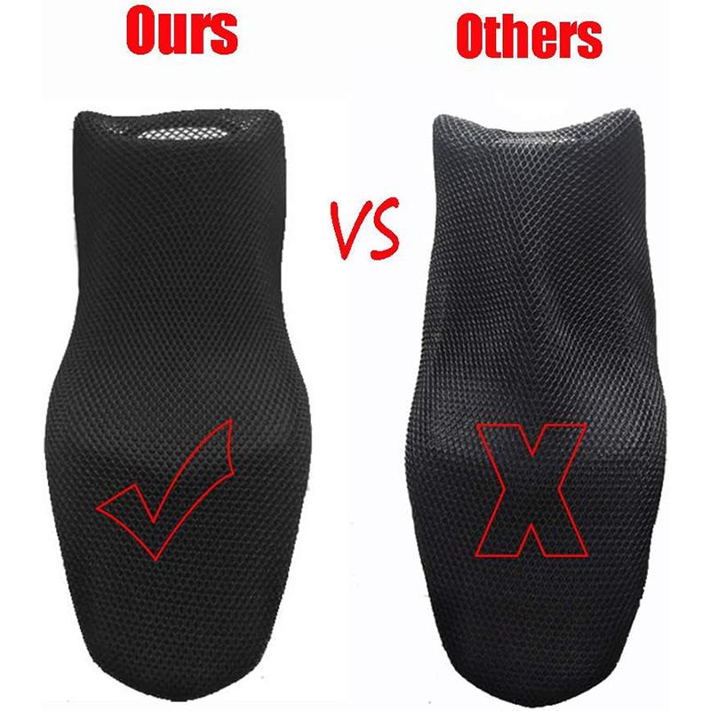 Motorcycle Anti-Slip 3D Mesh Fabric Protecting Cushion Seat Cover For Suzuki V-Strom VStrom DL650 DL1000 DL250 DL 650 1000 250